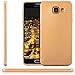 Produktbild zanasta Samsung Galaxy A3 (2016) Hülle, Premium Schutzhülle Soft Flex Silikon Carbon Case TPU Slim Cover Handyhülle | Metallic Gold