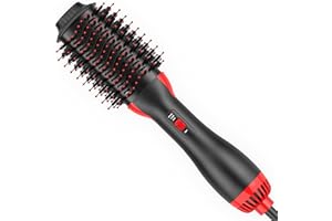 FOCALA Hair Dryer Brush Blow Dryer Brush in One: Hairdryer and Volumizer Styler - Hot Air Brush Professional Salon Blowout Brush with 60 mm Oval Barrel - Drying Styling Volumizing All in One-Step