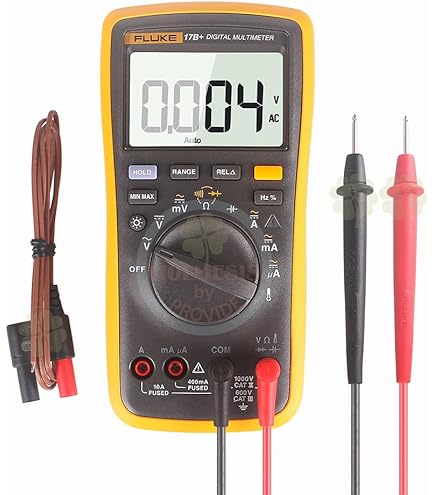 Multimètre Numérique Compact Fluke 106 – Taille Paume, Mesure Tension, Courant, Résistance, 6000 Points