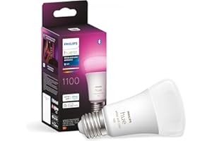 ‎PHILIPS HUE Philips Hue White and color ambiance Żarówka E27 1100 lm 8W (75W), 16 mln kolorów, możliwość przyciemniania, inteligentne oświetlenie