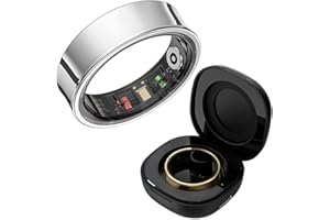 FINDTIME Smart Ring Fitness Ring Tracker Smartringe für Herren Damen Android iOS Fitnessring SpO2 Schlaftracker IP68 Wasserdicht Schrittzähler Kalorien Herzfrequenz Pulsmesser Sleep Tracker Aktivitätstracker