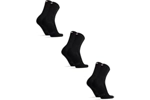 DANISH ENDURANCE Calcetines de Bambú de Diario Unisex, Casual y Ejecutivo, Suaves y Transpirables, para Hombre y Mujer, 3 Pack