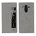 Produktbild Feitenn Huawei Mate 10 Pro Hülle, Dünne Premium PU Leder Flip Handy Schutzhülle mit Dem Ansichtsfenster | TPU-Stoßstange, Kameraschutz- und Standfunktion Brieftasche Etui (Grau)