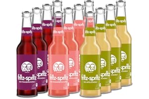 FRITZ-KULTURGÜTER GMBH, SPALDINGSTR. 64-68 20097, HAMBURG DEUTSCHLAND Fritz-Spritz Bio Traubenschorle (4 x 0.33 l) Rhabarberschorle (4 x 0.33 l) und Apfelschorle (4 x 0.33 l) inkl. 0,96€ MEHRWEG Pfand