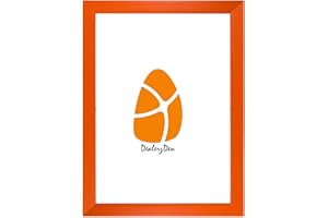 BLINKZ DECORATIONS Rainbow 20 Colours Range Modern Thin Picture Photo Poster Frame Decor A2 A3 A4 A5 Sizes (Orange, A4)