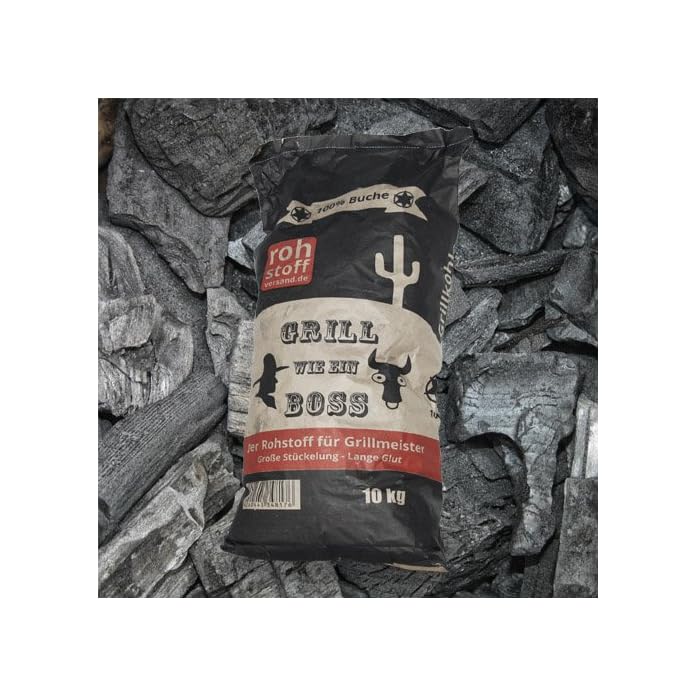 Paligo Grillkohle Holzkohle Buchenholzkohle Hartholz Buche Bbq Gastro Kohle Restaurant Steakhouse Grill Smoker 10kg X 10 Sack 100kg 1 Palette Heizfuxx