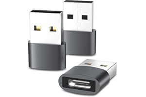 YISH Adattatore USB C a USB：3 Pezzi Tipo C Femmina Tipo A Maschio Adattatore 480Mbps & 100W Carica Rapida USBC a A Convertitore Per Computer Smartphone Caricatore Computer Portatile Tablet Cuffie