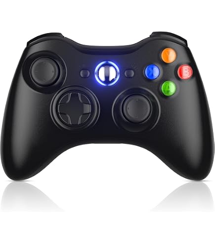 Manette De Jeu Filaire AceGamer Pour PC (Windows 7/8/10/11) Et Xbox 360 - Double Vibration, Design Ergonomique