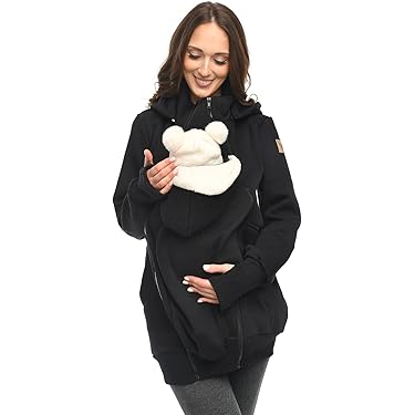Umstandsjacke Umstandsmantel Babyeinsatz Tragejacke Frühling