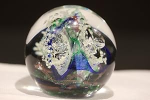 PFRONTEN Rêve Boule 7cm, boule de verre, Presse-papier, Désir-Boule, décoration en verre