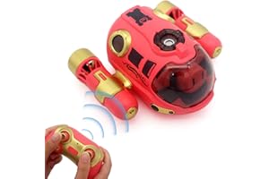 Escomdp 2.4G RC Speed Boat Remote Control Speedboat Mist Spray, Light, Water Toy for Swimming Pool Kids Birthday Gifts (Pink)