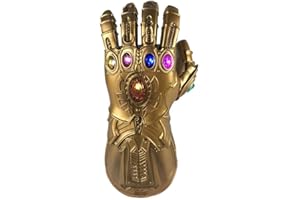 ZOTIN Thanos Children's Gloves, Thanos Infinity Guantlet Glove With LED Light, Cosplay Toys, Birthdays,Christmas, Halloween Theme Parties Gift for Children