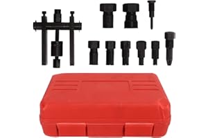 AYAYU 10Pcs Motorcycle Inner Bearing Puller, Motorbike Wheel Bearing Removal Tool Set with Storage Case, Motorbike Internal Bearings Disassembly Remover Kit
