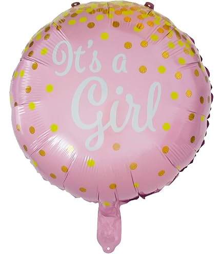 „Oh Baby!“ Konfetti Luftballons Set Für Baby Shower – 15 Stück In Rosa, Hellrosa & Gold, 25-30 Cm