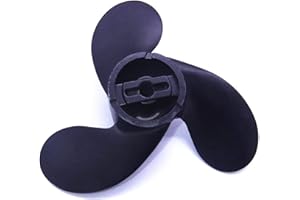 SOUTHMARINE 58111-98452-019 Aluminum Alloy Propeller 7 1/2x4 3/4 for 2HP 2.2HP 2.5HP Suzuki Outboard Engine (3X188) A500 4-3/4" Pitch 188"X122" Pitch ON Prop (Old Numbers)