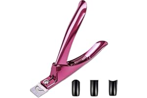 NIMISYRA 1Pièces Coupe-ongles en Acier Inoxydable Aiguisé pour Faux Ongles Artificiels, Coupe Capsule, Ongles en Gel, Réparez les Ongles des Mains et des Pieds