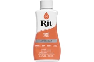 Rit Dye Liquid 8 Fluid oz Coral