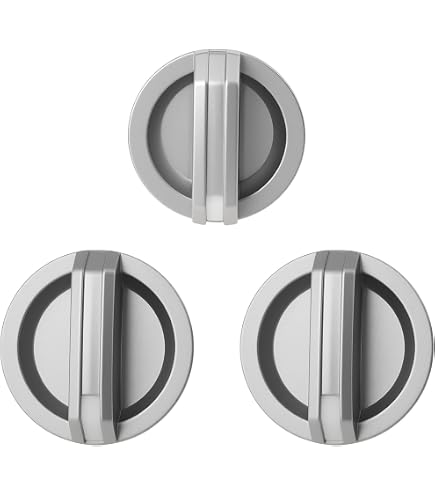 4 Pezzi Manopola per Fornello a Gas, 6MM Copertura Pomello Accessori di Ricambio per Fornello a