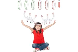 HONMOK Aufblasbares Rentier-Geweih für den Ring-Wurfspiel