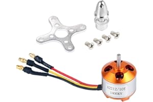 QWinOut A2212 1400KV Brushless Outrunner Motor with Mount 10T for RC Aircraft/KKmulticopter 4/6 Axle Quadcopter UFO (1 Pcs)