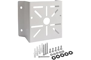 WiTi Support d'angle Universel pour caméra de sécurité, support d'angle en métal Solide pour Fixation Murale d'angle, adapté aux caméras CCTV, aux projecteurs LED Mural/scène, aux Panneaux solaires