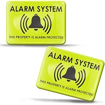 Adesivo per allarme GPS iSecur con allarme, 40 x 40 mm, 5 pezzi, fusibile GPS, adesivo interno per finestre, auto, moto, camion, macchine edili, hin389