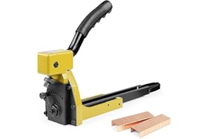 CHINA-TOP SILVER HB3518 Grapadora Manual para Cerrar Cajas de Cartón con Extractor de Grapas, Calibre 16, Corona de 34.7mm, Máquina de Grapar Cajas de Cartón para Plegado