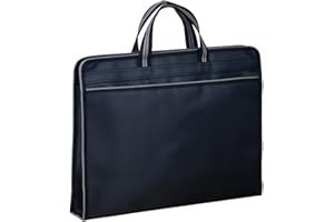 TINGSING Unisex Sacoche Porte-Documents B4 Imperméable en Oxford Sac de Document Portable avec Poignée et Fermeture Éclair Sac à Main Business Multifonction pour Bureau et Voyage