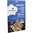 Chefsmartr Baking Parchment Paper Roll for Baking & Cooking | Cake, Sandwich, Pizza, Burger Baking | FDA Certified | Organic Fibre | Convenient | Time-saving | Fat Free Cooking | Eco-Friendly | Non-Stick | Oven Safe | Size - 20 X 30 cms | 20 precut sheets