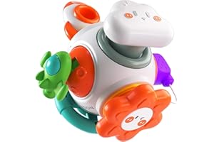 Yitical 6 en 1 Cube d'Activité Jouet Bebe 1 an, Montessori Sensoriel Motricité Jouet Enfant 6 12 18 Mois 2 an, Educatif Développement Jeux Bébé, Cadeaux pour Garçons Filles