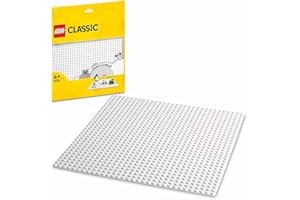 LEGO 11026 Classic Weiße Bauplatte, quadratische Grundplatte mit 32x32 Noppen als Basis Sets, Konstruktionsspielzeug