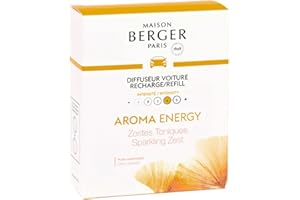 MAISON BERGER Recharges Diffuseur Voiture Aroma Energy