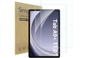 Simpeak 2 Pack Verre Trempé Compatible pour Samsung Galaxy Tab A9 Plus 2023 11" Protection Ecran 9H Super Dureté/Anti Rayures/Ultra-Clair/Anti Bulle