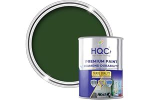 HQC Weather Shield Racing Green Smooth Masonry Paint | 1L in 30+ Colours | Storm Proof, Scrub Resistance | Weatherproof Technology Designed with Acrylic Resin for Ultimate Protection