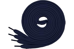 Di Ficchiano 1 lub 2 pary – płaskie sznurowadła o szerokości 12 mm do sneakersów, butów sportowych, butów do biegania – bardzo odporne na rozerwanie, 70 cm – 200 cm długości, poliester I Made in