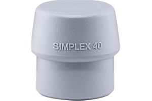 Halder 3203040 Impact Head for TPE-Mid Soft-Face Mallet, Multi-Colour, 40 mm