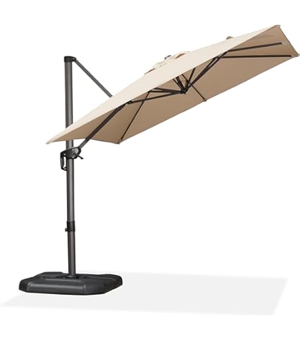 Riva parasol 400 cm rond olijf - AVH Outdoor Tuinmeubelen
