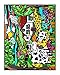 Produktbild colorvelvet 47 x 35 cm "Kühe Naiv Collection" Zeichnen Ausmalen System (Großer, mehrfarbig)