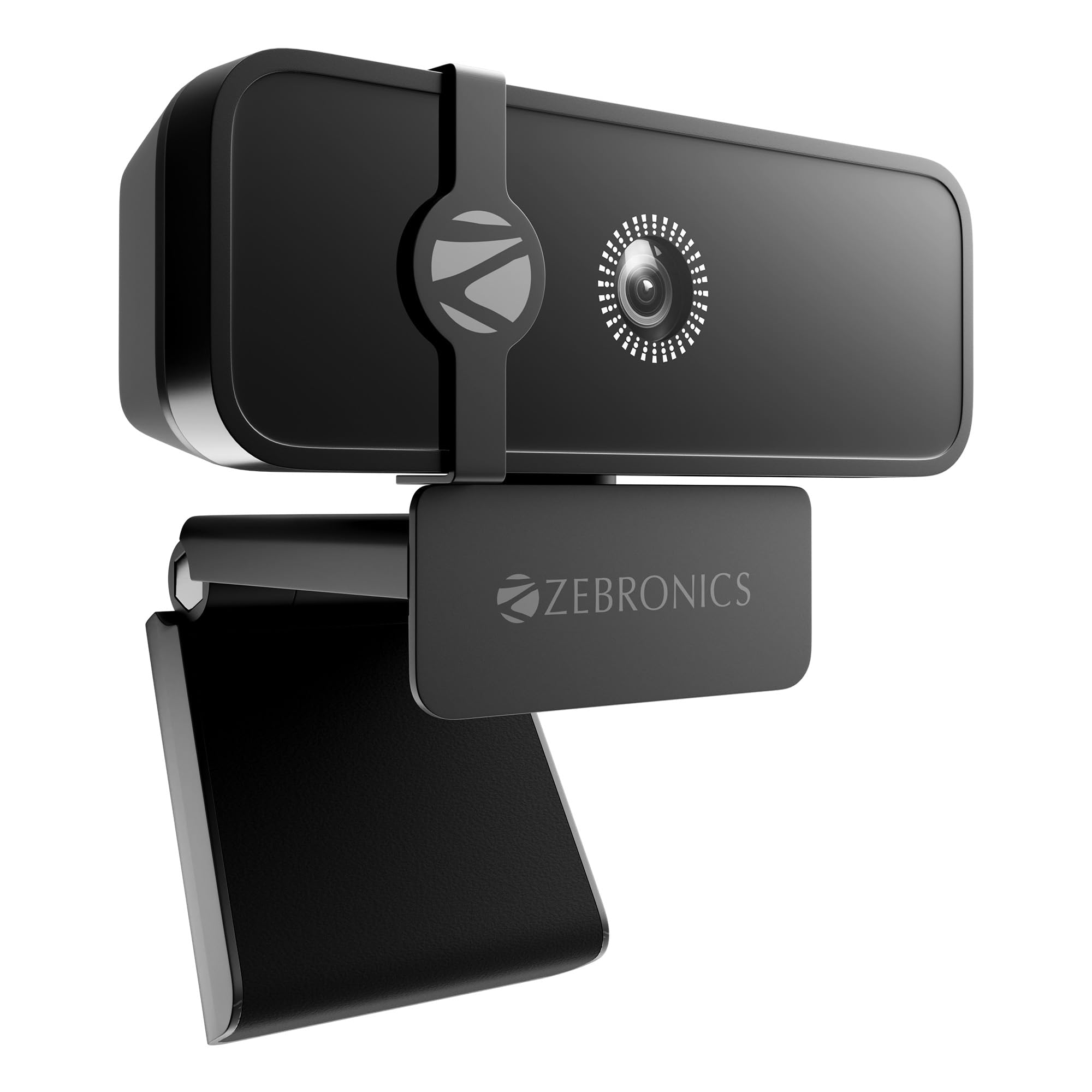 ZEBRONICS Sharp PRO High Resolution Webcam, 30 FPS, 2048 x 1536 QXGA, Microphone, Auto Focus, Dedicated Privacy Shutter, Trip