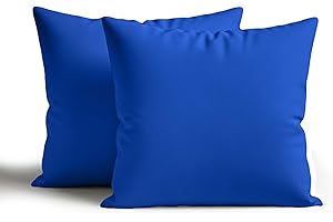 Home Sweet Home UK Outdoor Cushions Waterproof Filled 2 Pack 45x45cm With Invisible Zippered Outdoor Garden Cushions Waterproof 18"x18" With Cushion Covers For Living Room Garden Sofa Bedroom