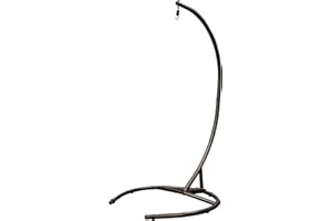SIGNATURE HOMES AND GARDENS SH&G Steel Swing Chair Stand | Hanging Chair Base| Super Heavy Duty Max User Weight 170kg | Ideal for Egg Chairs, Hammocks, Rattan Swing Seats | Stand Only (Bronze)