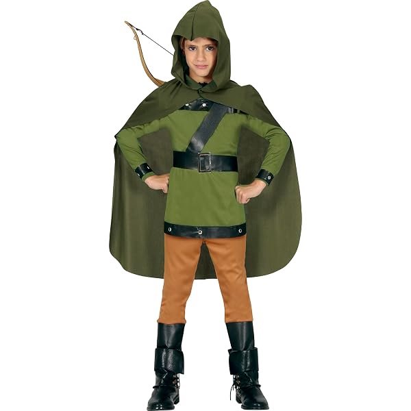 Festartikel Müller Robin Hood Kinderkostüm – Set Mit Oberteil, Mütze & Gürtel, Größe 92, Made In Germany