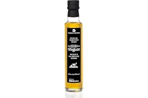 ‎FRANCK ET OLIVIER Trüffelöl schwarzer Trüffel. 250ml. Aus nativem Olivenöl extra vergin. Für Pasta, Risotto und zum Verfeinern von Saucen. Für vegane und glutenfreie Ernährung geeignet