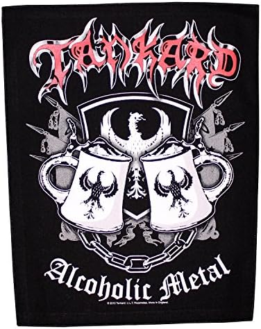 TANKARD Backpatch ALCOHOLIC METAL Patch Sew Iron on Patch