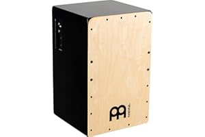 Meinl Percussion Pickup Snarecraft Cajon - Big Drum Box with Pickup, Snare, and Bass Sound - Playing Surface Baltic Birch (PSC100B)