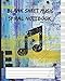 Produktbild Blank Sheet Music Spiral Notebook: Music Manuscript Paper Wide Staff  (12 Staves,8"x10",90 Pages) (Music Journal Composition) (Book1)