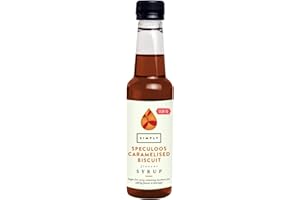 Simply Sugar Free Speculoos Caramelised Biscuit Syrup, Vegan & Nut Free Flavoured Syrup for Coffee, Cocktails & Baking (250ml)