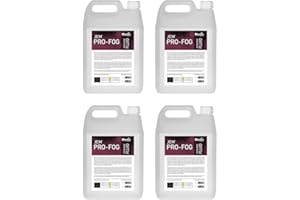 ERENO 4x Jem ProFog Smoke Fluid Liquid 5L Smoke Machine High Performance (was Jem ZR PRO)