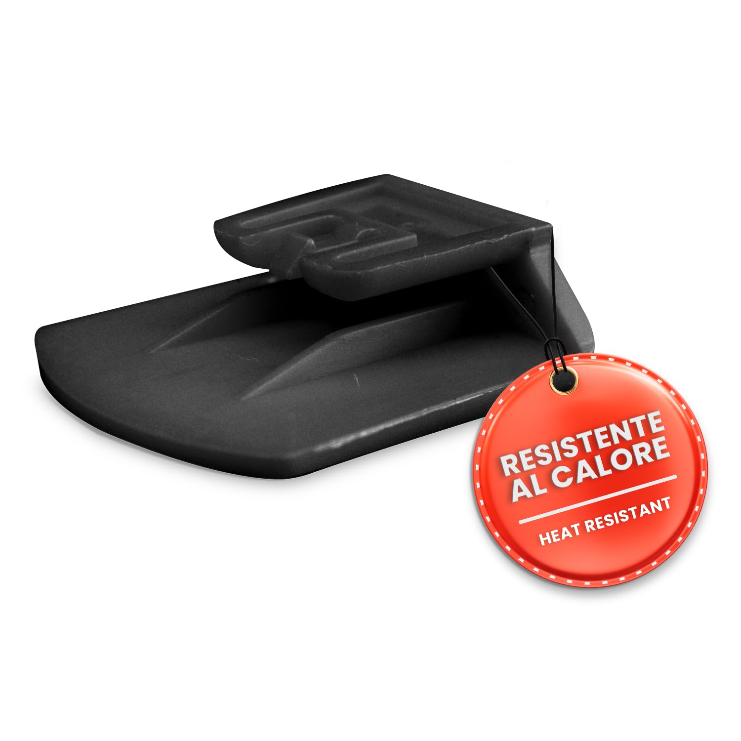 Generico Supporto Telepedaggio Auto Compatibile con Dispositivo Telepass® e MooneyGo® – Clip Universale da Parabrezza o Cruscotto, Fissaggio Rimovibile e Antiscivolo – 6 Colori Disponibili (Nero)