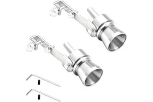 OTUFAN Sifflet D'échappement Pour Voiture, Turbo Sound Whistle, Metal Turbo Sound Simulateur Sifflet pour de Nombreux Véhicules